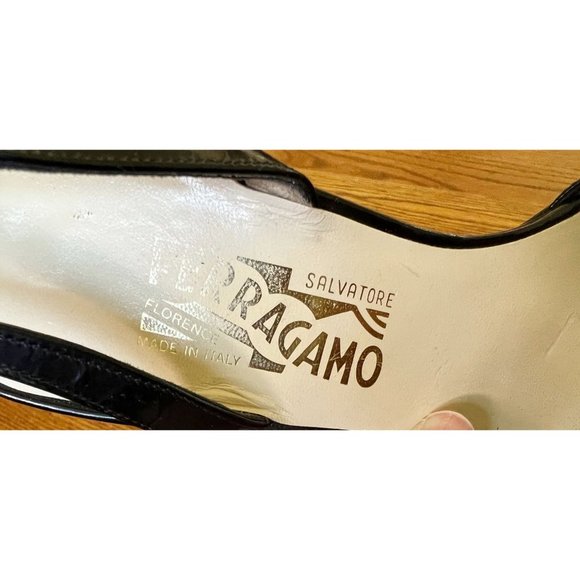 Salvatore Ferragamo Black Heels - Picture 8 of 11